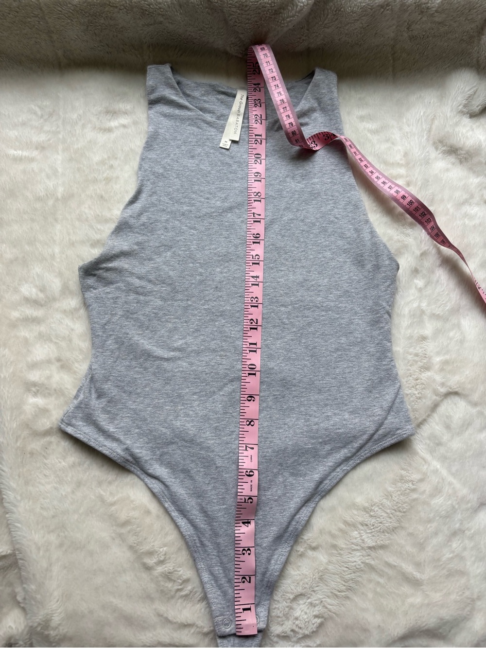 Aritzia The Group by Babaton Soft Contour Muscle Bodysuit Grey Size M 81940 - Picture 11 of 13